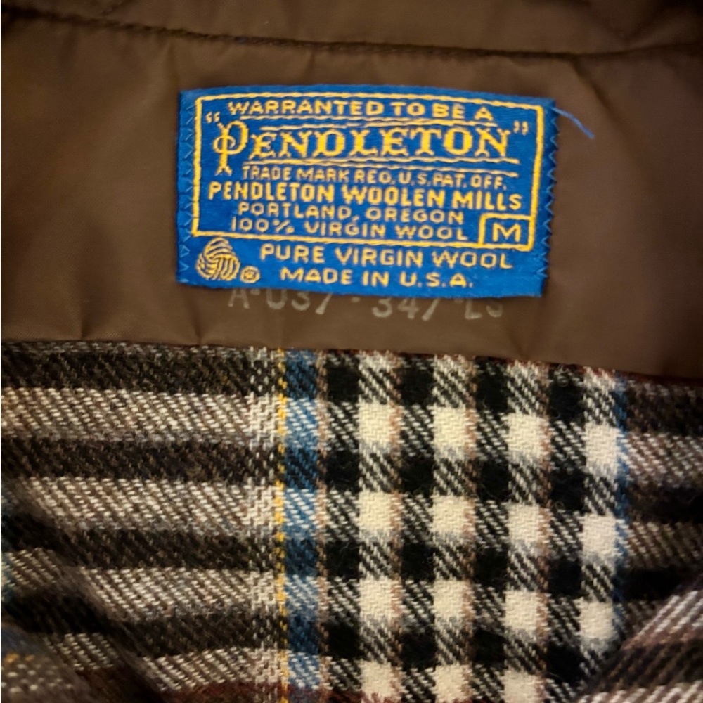 Brown Pendleton Medium Long Shirt - image 2